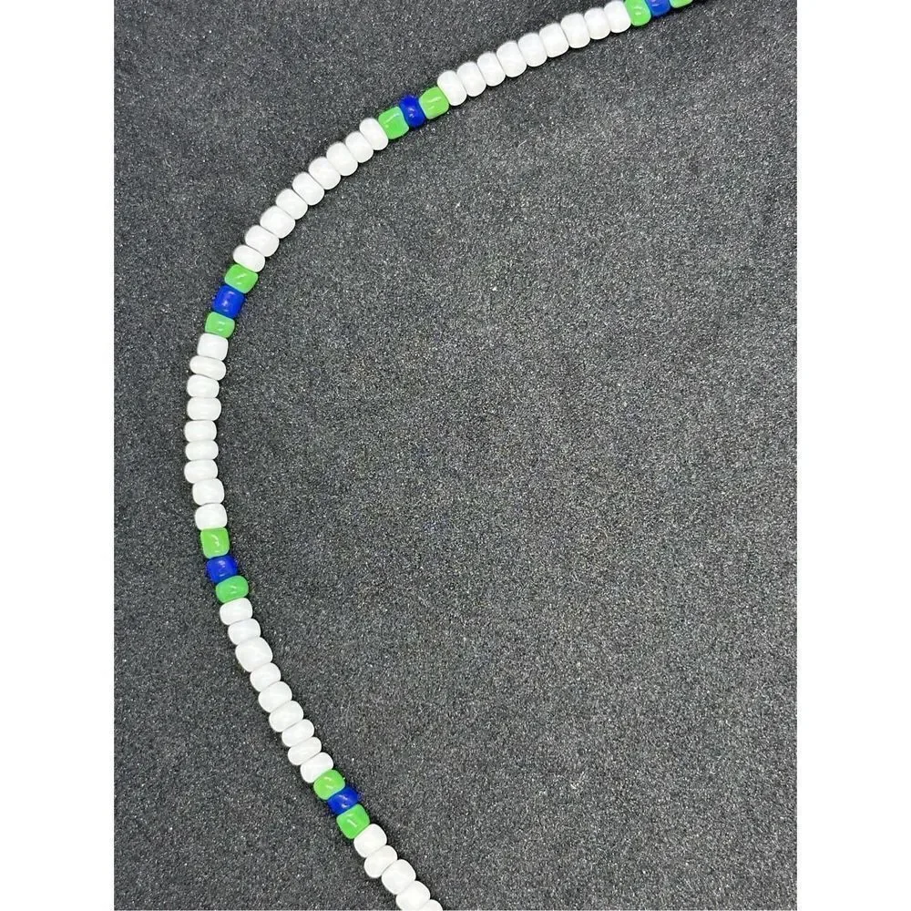 Bundle of two New with tags Seventh Sense multicolor Hematite Beaded 90s Necklac